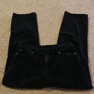 Talbots black corduroy pants